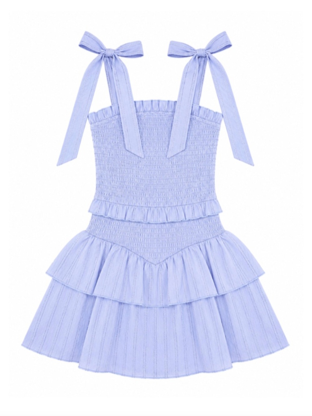 KatieJNYC, Tween Emerson Solid Blue Dress, Size Medium (10)
